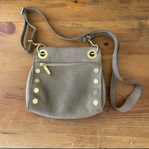 Gray/Tan Hammitt crossbody bag
